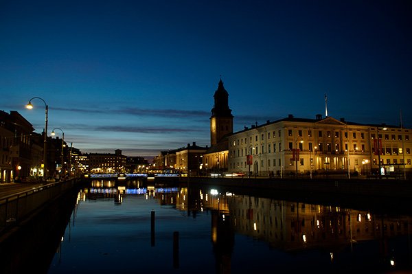 Blaue Stunde in Göteborg