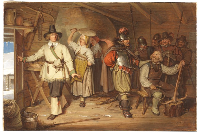 Gustav Vasa auf der Flucht in Isala