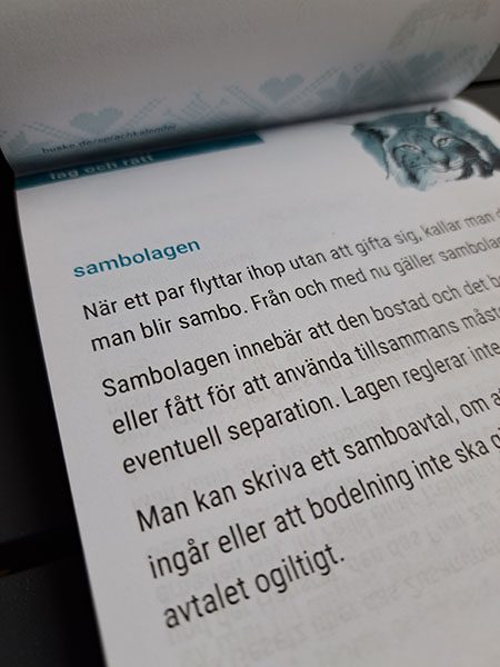 Schwedisch-Sprachkalender 2024 Sambolagen